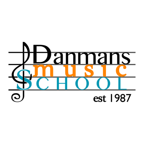 Danmans Music School Tee -- White