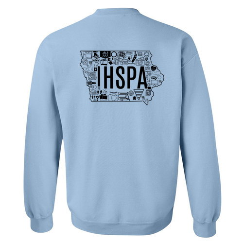 Gildan Heavy Blend Crew Neck Sweatshirt -- Light Blue