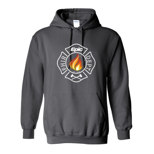 Gildan Heavy Blend Hooded Sweatshirt -- Charcoal