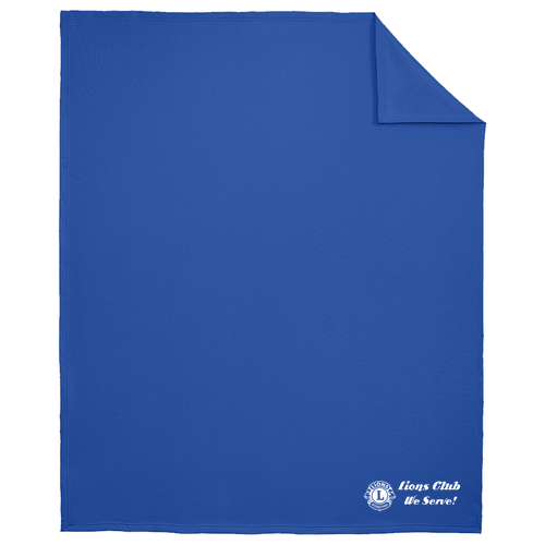 Port and Company Core Fleece Sweatshirt Blanket -- Royal