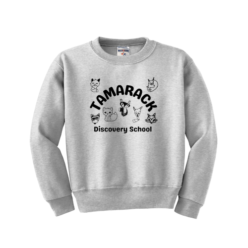 Jerzees Youth 8 oz 50/50 Nublend Fleece Crew -- Ash