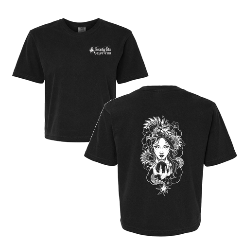 Comfort Color Lady's Heavyweight Boxy Tee -- Black