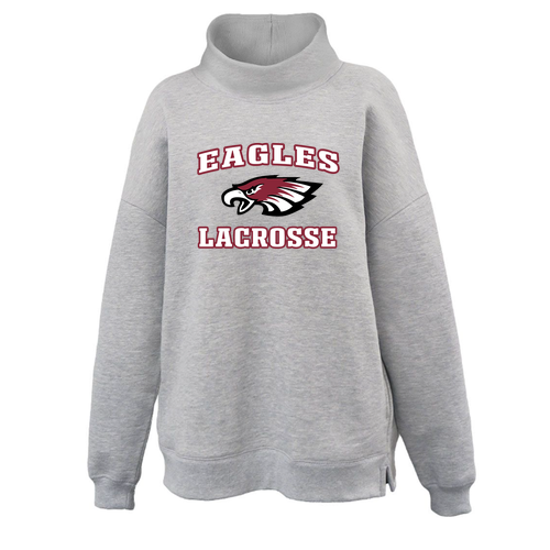 Pennant Womens Oversize Mockneck -- Grey