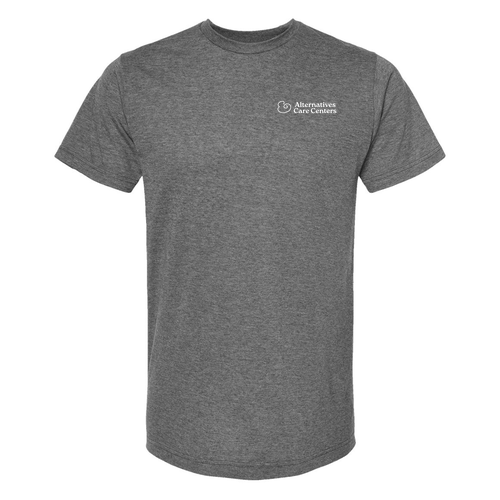 Tultex Unisex Ultra Blend Tee -- Heather Charcoal