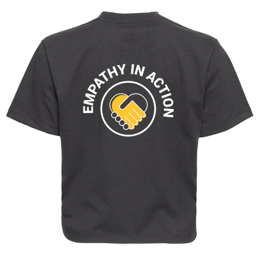 Next Level Apparel Women’s Heavyweight Boxy Tee -- Graphite Black