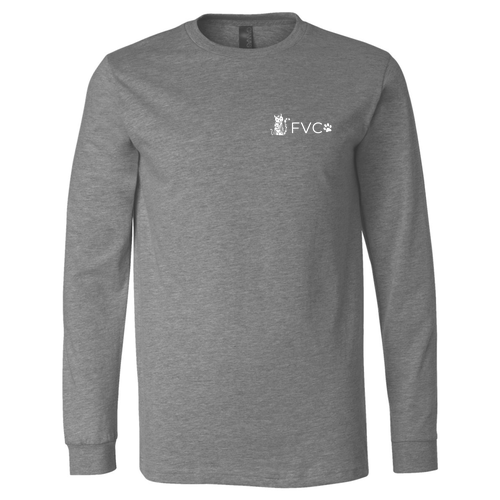 Bella+Canvas Unisex Heather Cvc Long Sleeve Tee- Heathers -- Deep Heather