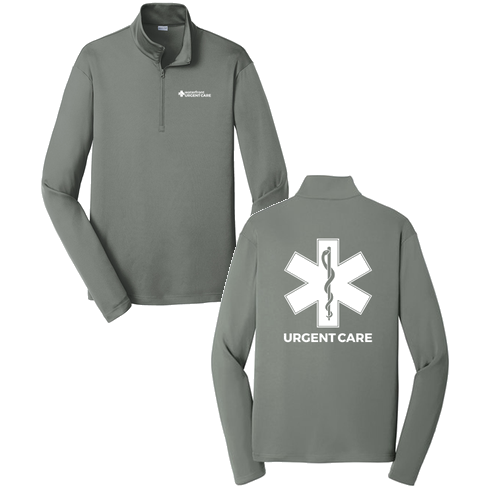Sport-Tek PosiCharge Competitor Quarter Zip Pullover -- Grey Concrete