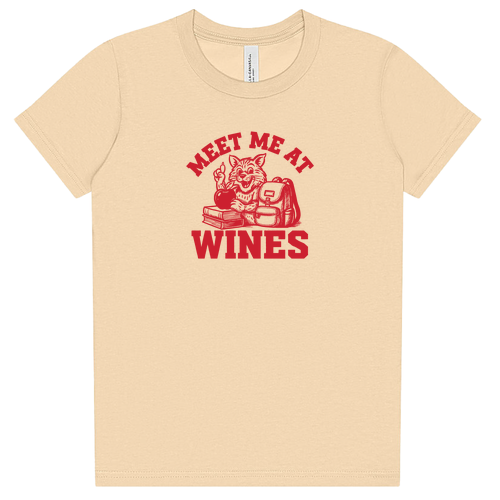 Youth Bella Canvas Soft Fitted Short-Sleeve Tee -- Soft Cream