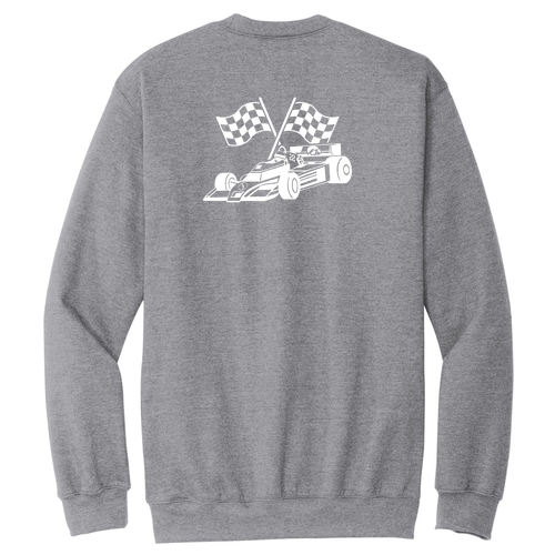 Gildan Adult Softstyle Fleece Crew Sweatshirt -- Sport Grey