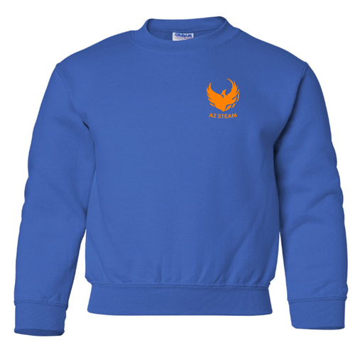 Gildan Heavy Blend Youth Crew Neck Sweatshirt -- Royal