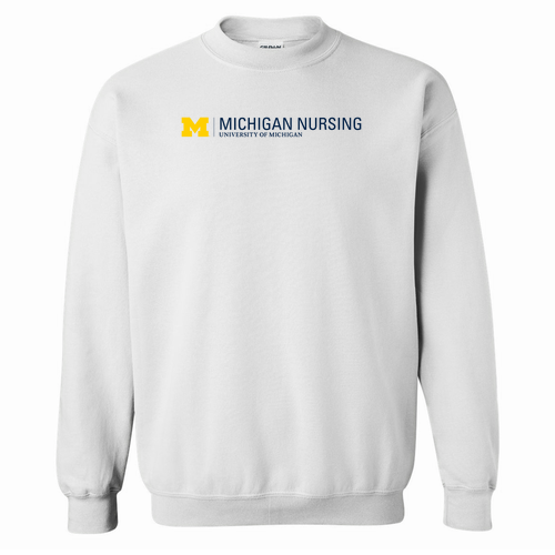 Gildan Heavy Blend Crewneck Sweatshirt -- White