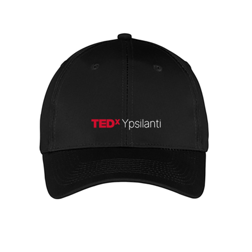 Port and Company 6-panel Twill Hat -- Black