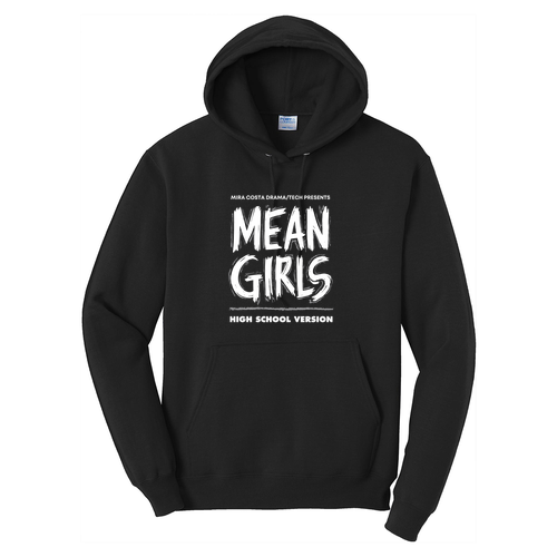 Port and Company Core Fleece Pullover Hooded Sweatshirt -- Jet Black