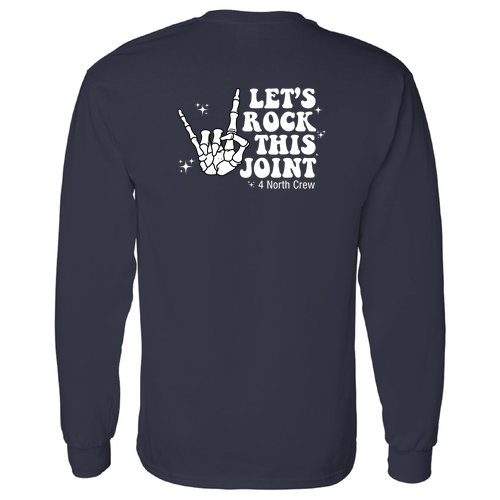 Gildan Heavy Cotton Longsleeve Basic T-Shirt -- Navy