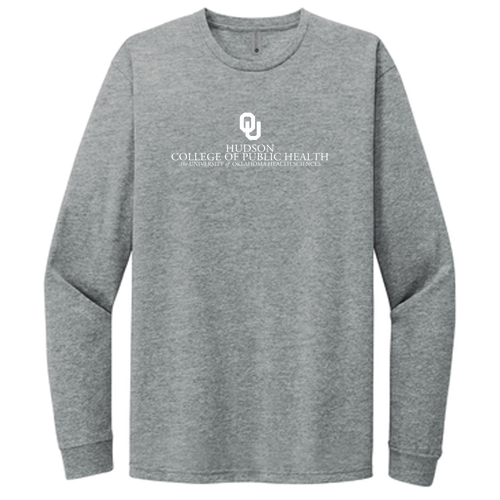 Next Level Unisex CVC Long Sleeve Tee -- Dark Heather Grey