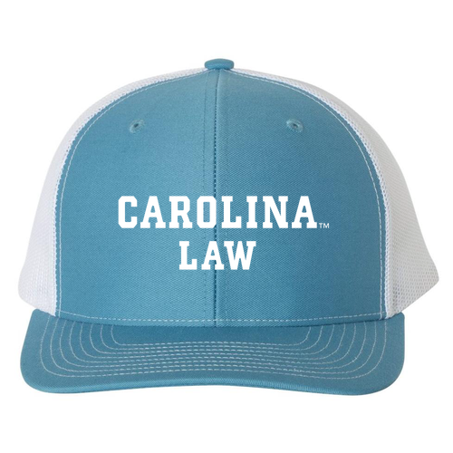 Richardson Snapback Trucker Cap -- Columbia Blue / Whi