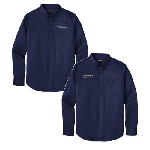Port Authority Long Sleeve Superpro React Twill Shirt -- True Navy