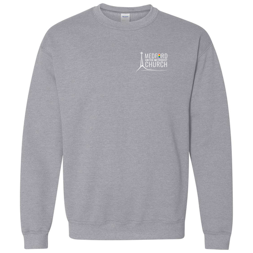 Gildan Heavy Blend Crew Neck Sweatshirt -- Sport Grey