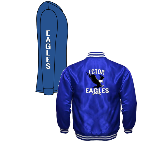 Shaka Wear Men's Varsity Bomber Jacket -- Royal