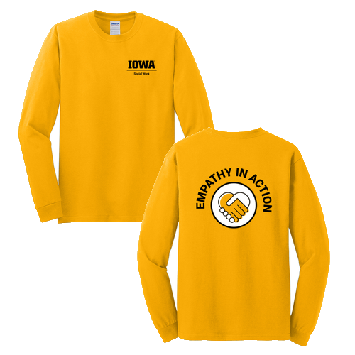 Gildan Heavy Cotton Longsleeve Basic T-Shirt -- Gold