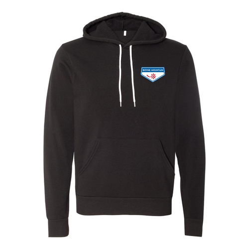 Boyne Mountain Logo 2 Full Color -- Pullover hooded Sweatshirt Black