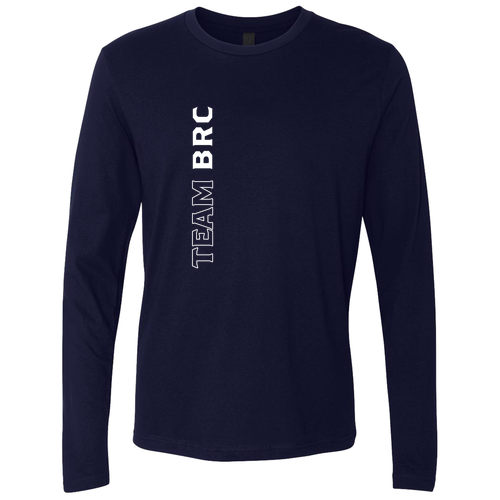 Next Level Apparel Premium Fitted Long Sleeve Crew -- Midnight Navy