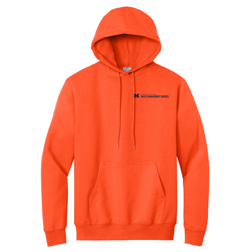 Port and Company Essential Pullover Hooded Sweatshirt -- Safety Orange, $37