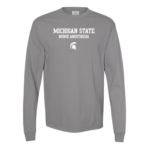Comfort Colors Unisex Garment-Dyed Heavyweight Long Sleeve T-Shirt -- Granite
