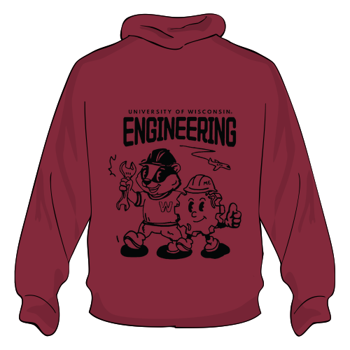 Gildan Heavy Blend Hooded Sweatshirt -- Cardinal Red