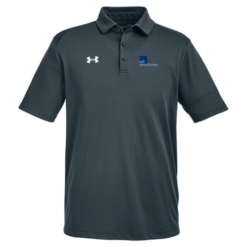 Under Armour Men's Tech Polo -- Stlh Gr / Wh _008, $63
