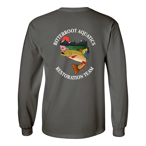 Gildan Ultra Cotton Longsleeve Basic T-Shirt -- Charcoal