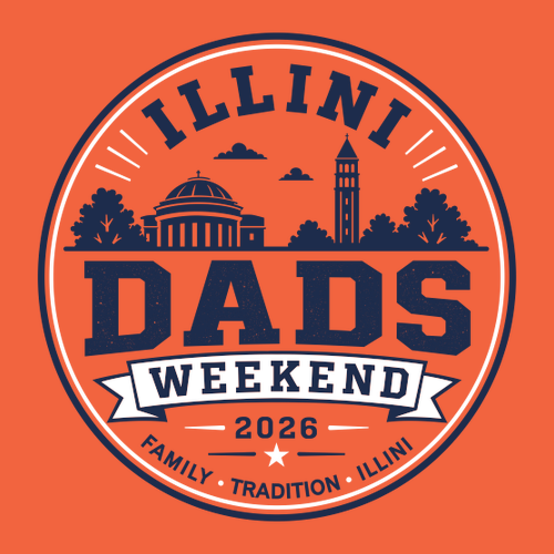 Illini Dads Crewneck Sweatshirt -- Orange