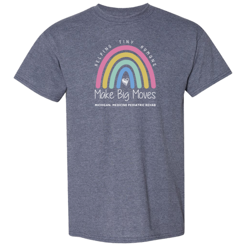 Mens/Unisex Gildan DryBlend 50/50 T-Shirt -- Heather Sport Dark Navy