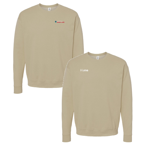Tultex Fleece Crewneck Sweatshirt -- Sand