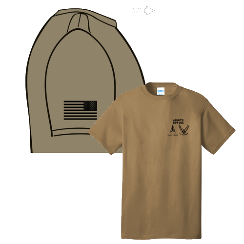 Port and Company 5.4 oz Cotton T-Shirt -- Coyote Brown