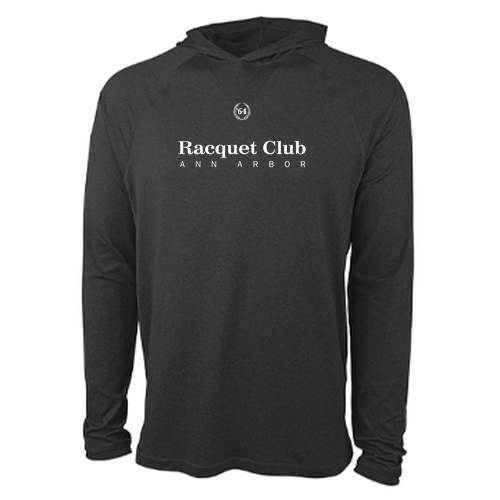 Lightweight Stretch Hoodie -- Dark Grey Heather