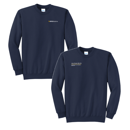 Port and Company Classic Crewneck Sweatshirt -- Navy