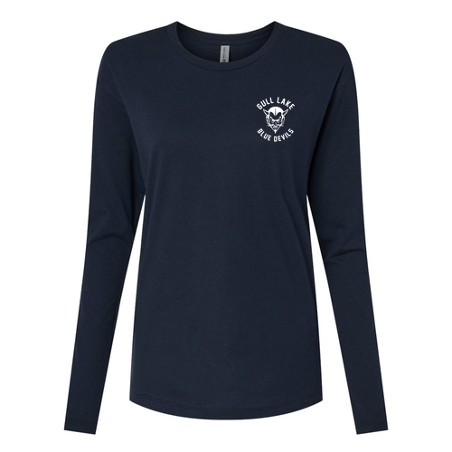 GLHS Next Level Women's Cotton Relaxed Long Sleeve T-Shirt -- Midnight Navy