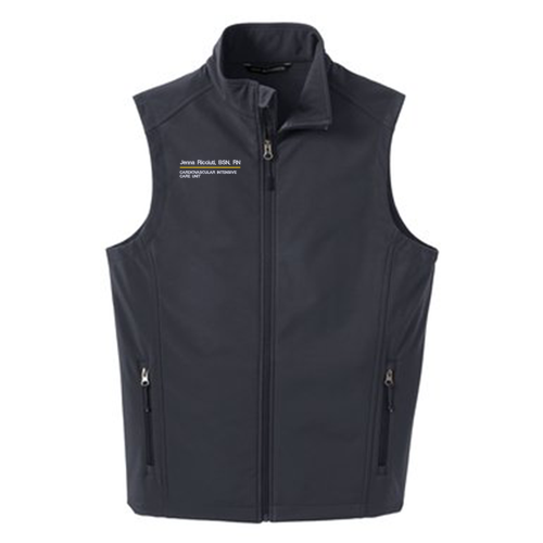 Port Authority Core Soft Shell Vest -- Battleship Grey