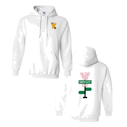 Gildan Heavy Blend Hooded Sweatshirt -- White