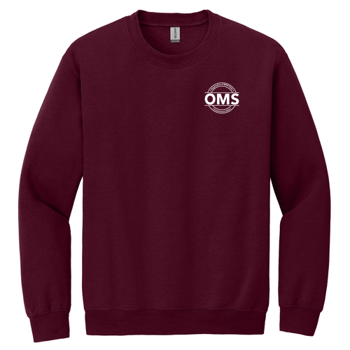 Gildan Heavy Blend Crew Neck Sweatshirt -- Maroon