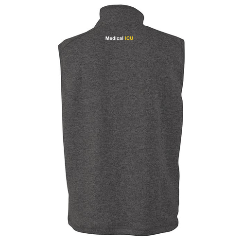 Charles River Mens Pacific Heathered Vest -- Charcoal Heather