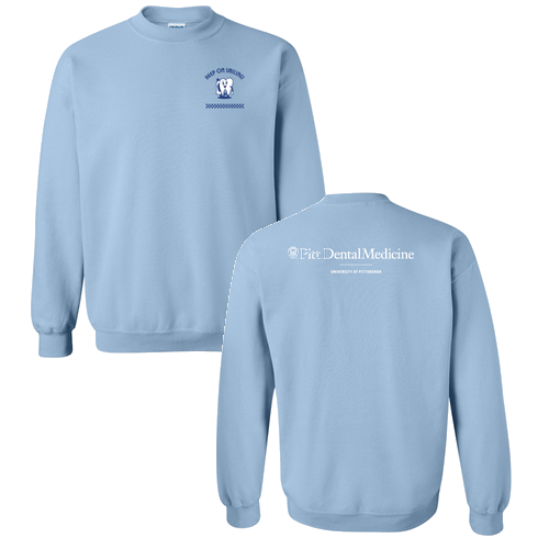 Keep On Smiling Crewneck -- Light Blue