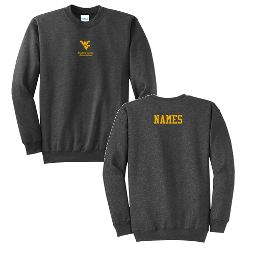 Port and Company Classic Crewneck Sweatshirt -- Dark Heather Grey