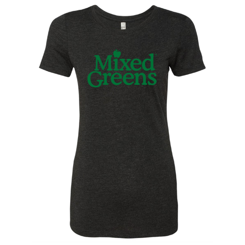 Ladies Next Level Apparel Tri Blend Crew -- Vintage Black