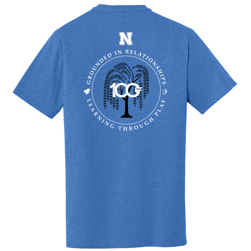 Adult 100 Years Tee -- Royal Heather