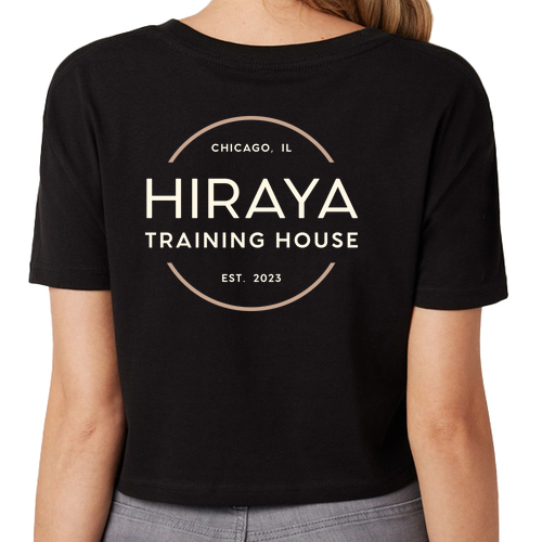 Women's Crop Top -- Black
