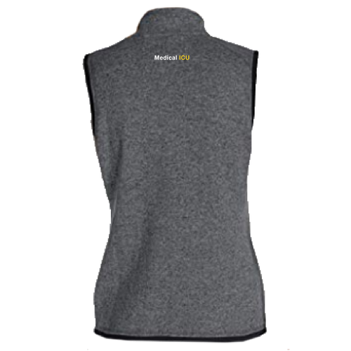 Charles River Womens Pacific Heathered Vest -- Charcoal Heather