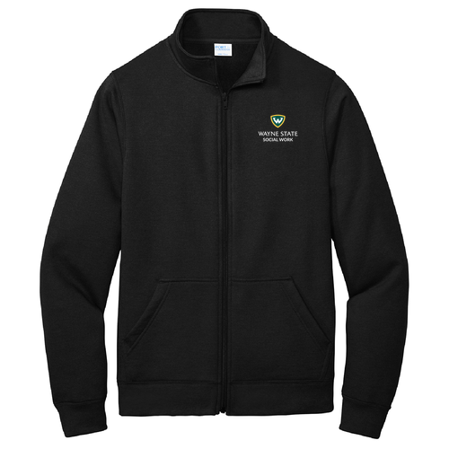 Port and Company Fleece Full-Zip -- Jet Black