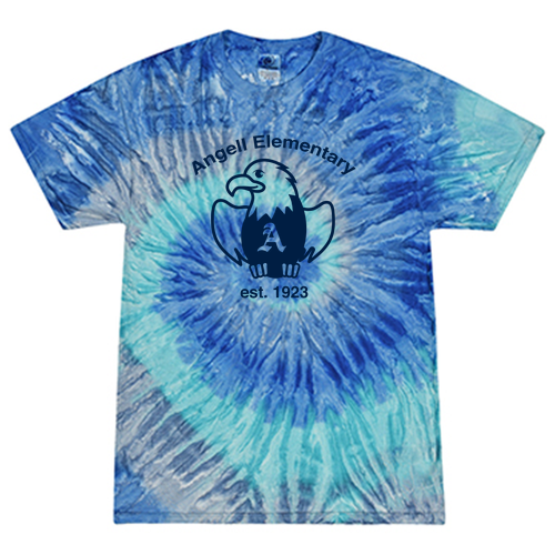 Tie-Dye Youth 5.4 oz. 100% Cotton T-Shirt -- Blue Jerry
